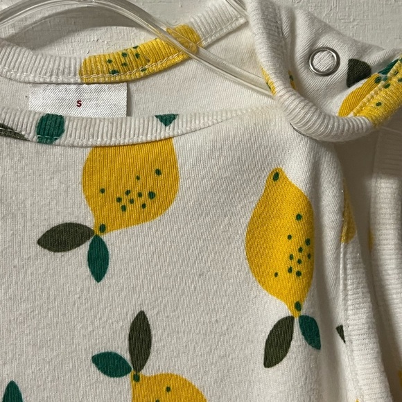 Hanna Andersson Lemon Print Sleep Sack Organic Cotton Size Small - Picture 2 of 4